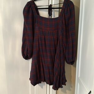 COPY - Urban outfitters lachlan flannel babydoll dress
